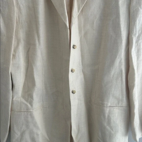 💛Cream linen blazer - Picture 2 of 6